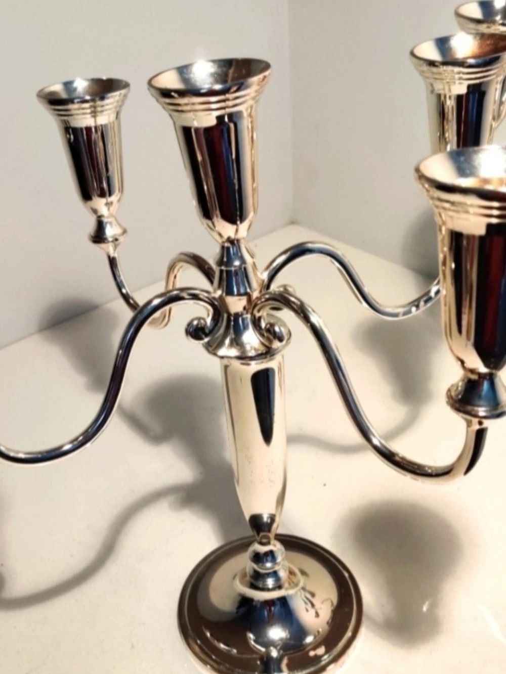 Candelabra One 3 Candles One 5 Candles Like New.....